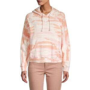 MOTHER The Square Hoodie in Sugar Plum XS